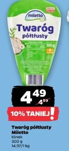 Twaróg półtłusty Miletto