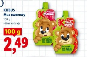 KUBUŚ Mus owocowy