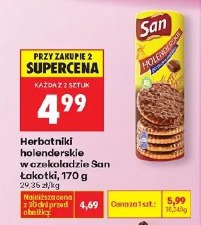 Herbatniki holenderskie w czekoladzie San, 170 g