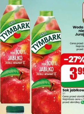 Sok jabłkowy Tymbark