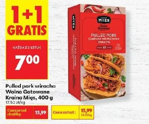 Pulled pork sriracha Wolno Gotowane Kraina Mięs