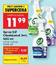Cif spray Cif Cleanboost 3w1, 500 ml