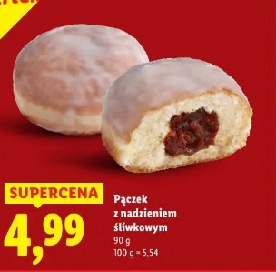 Pączek z nadzieniem śliwkowym