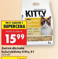 Żwirek dla kota kukurydziany Kitty