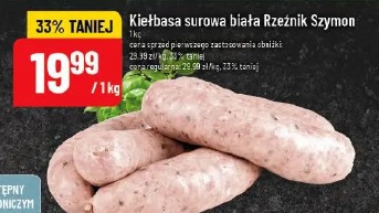 Kiełbasa surowa biała Rzeźnik Szymon