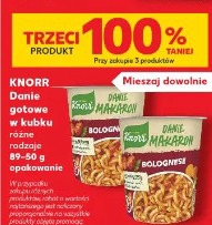 Knorr danie gotowe w kubku różne rodzaje
