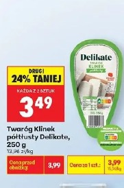 Twaróg Klinek półtłusty Delikate