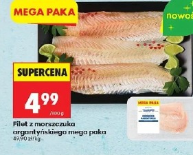 Filet z morszczuka argentyńskiego mega paka