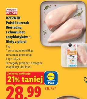 RZEŹNIK Polski kurczak Biesiadny, z chowu bez antybiotyków – filety z piersi