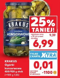 Krakus Ogórki konserwowe