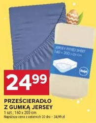Prześcieradło z gumką Jersey