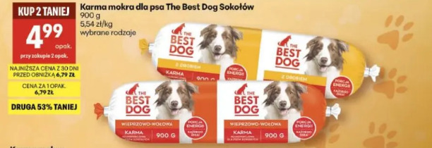 Karma mokra dla psa The Best Dog Sokołów