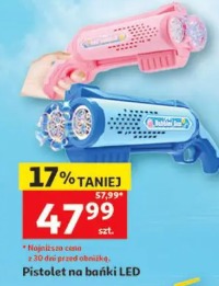 Pistolet na bańki LED
