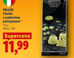 Deluxe Ciastka z nadzieniem pistacjowym