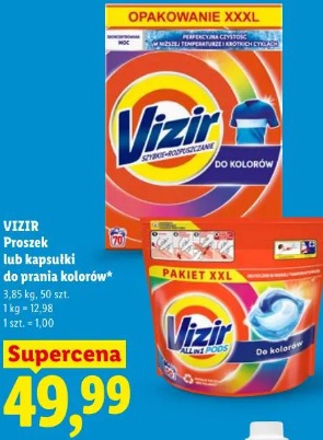 VIZIR Proszek lub kapsułki do prania 