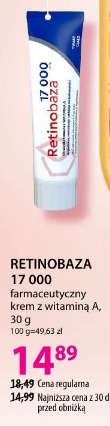 Retinobaza 17 000 farmaceutyczny krem z witaminą A