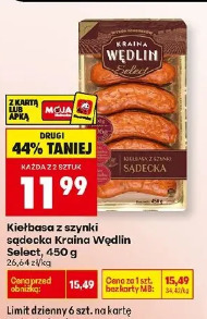Kiełbasa z szynki sądecka Kraina Wędlin Select