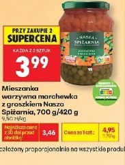 Mieszanka warzywna marchewka z groszkiem Nasza Spiżarnia