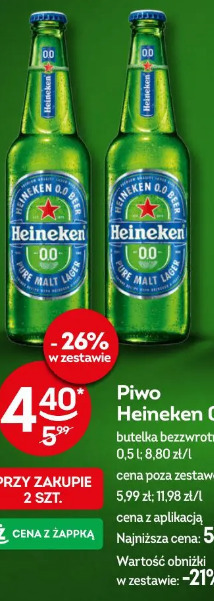 Piwo Heineken 0,0%