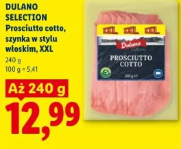 Dulano Selection Prosciutto cotto, szynka w stylu włoskim, XXL