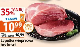 Łopatka wieprzowa bez kości