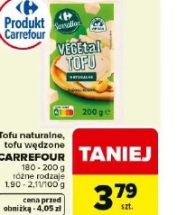 Tofu naturalne, tofu wędzone Carrefour