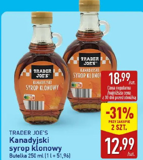 Trader Joe's Kanadyjski syrop klonowy