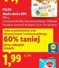 Pilos Masło ekstra 83%