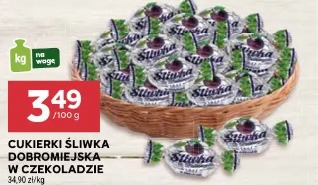 Cukierki śliwka dobromiejska w czekoladzie