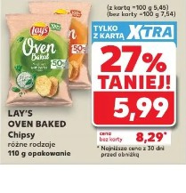 Lay's Oven Baked Chipsy różne rodzaje