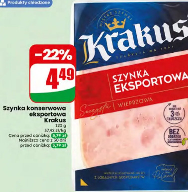 Szynka konserwowa eksportowa Krakus