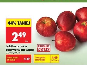 Jabłko polskie czerwone