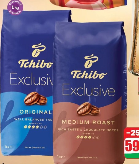 Kawa ziarnista Tchibo Exclusive