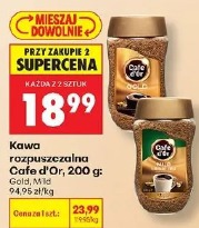 Cafe d'Or kawa rozpuszczalna Gold, Mild, Crema