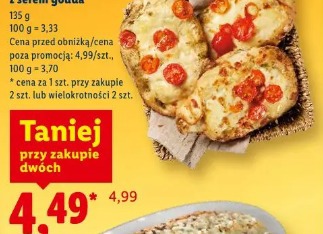 Pinsa margherita z serem gouda