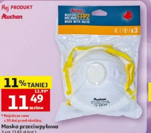 Maska przeciwpyłowa Auchan