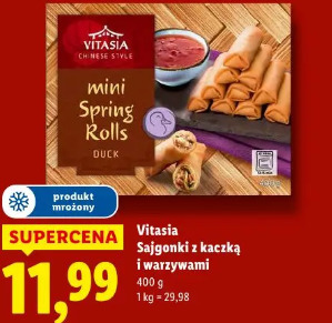 Vitasia Sajgonki z kaczką i warzywami