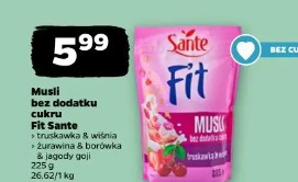 Musli bez dodatku cukru Fit Sante