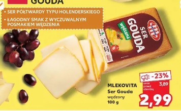 Mlekovita Ser Gouda wędzony