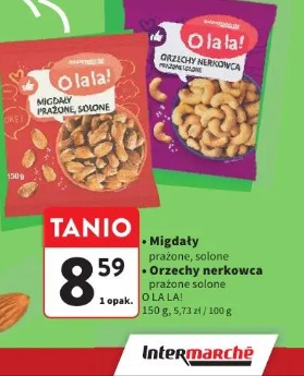 Orzechy nerkowca prażone solone O LA LA!