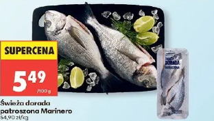 Świeża dorada patroszona Marinero