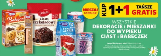 Wszystkie dekoracje i mieszanki do wypieku ciast i babeczek