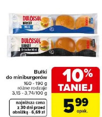 Bułki do miniburgerów Dulcesol