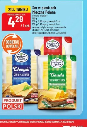 Ser w plastrach Mleczna Polana