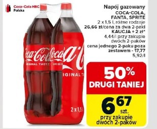 Napój gazowany COCA-COLA, FANTA, SPRITE