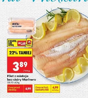 Filet z mintaja bez skóry