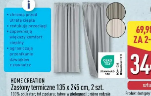 Home Creation Zasłony termiczne 135 x 245 cm, 2 szt.