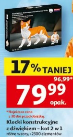 Klocki konstrukcyjne z dźwiękiem – kot 2 w 1