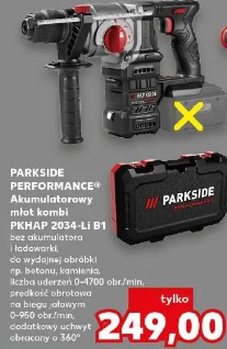Parkside Performance Akumulatorowy młot kombi PKHAP 2034-Li B1