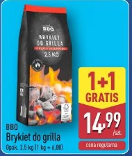 Brykiet do grilla 1+1 gratis